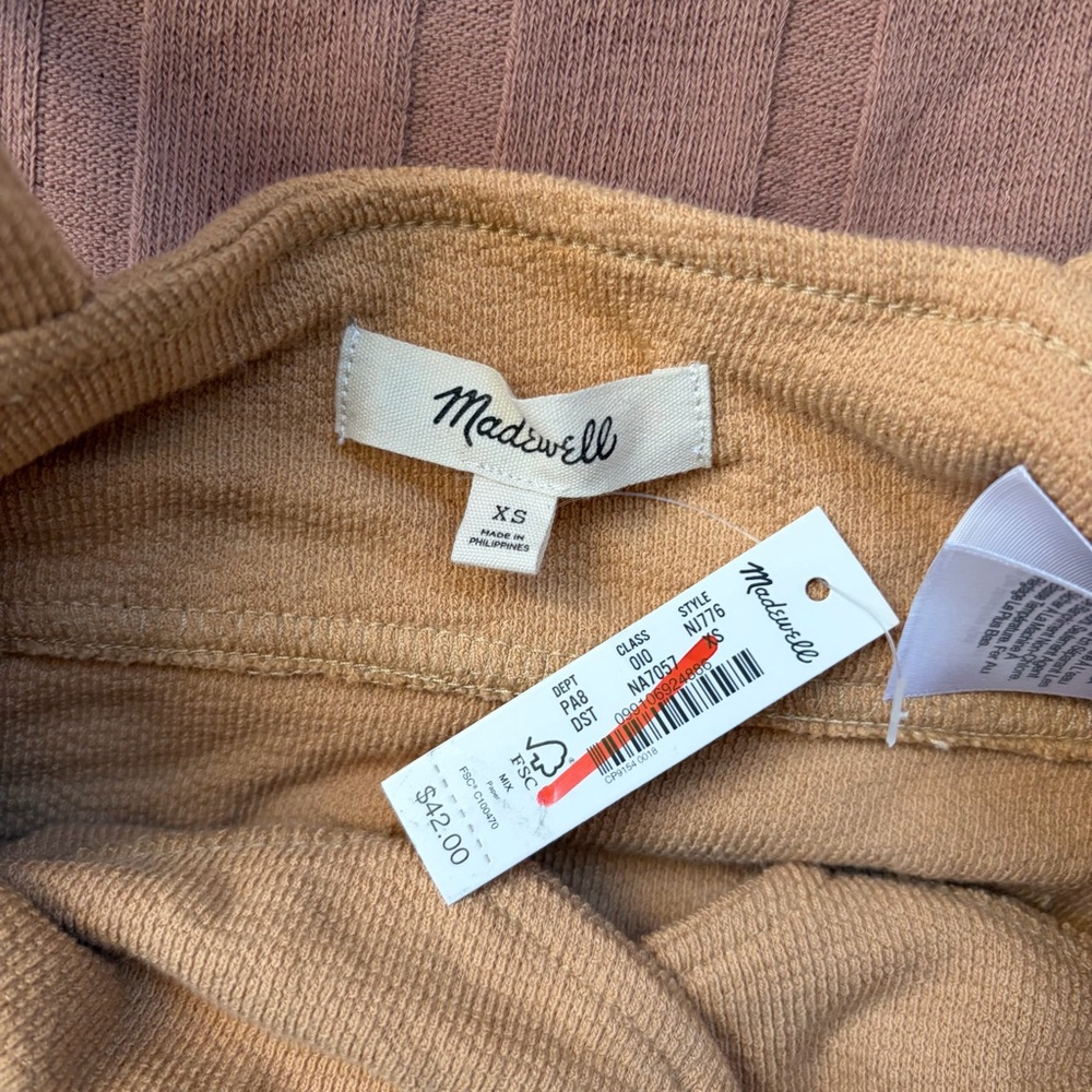 Madewell XXS/XS Bundle Clothing Cardigan Tan Shorts Six Pieces Lot - Picture 8 of 9